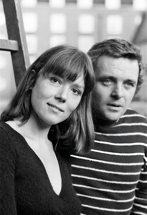 Diana Rigg and Anthony Hopkins photographed by Ron Burton on 19th September, 1972.