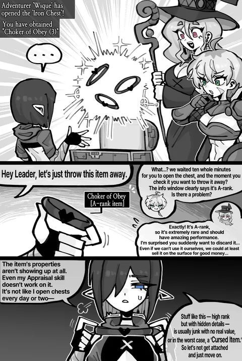 Be careful when handling cursed mind control artifacts! [Omeok911 / @Omeok911]