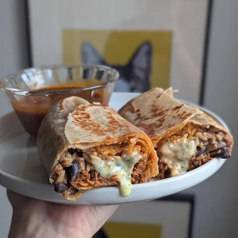 [homemade] birriato™️ with smoked habanero cilantro crema. 021/365