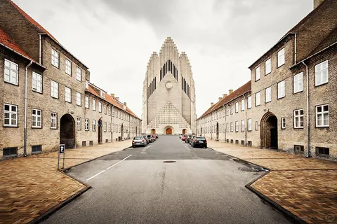 Grundtvig's Church in Copenhagen, Denmark