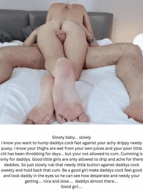 Slowly baby.... slowly