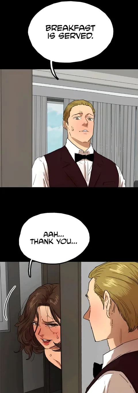 Right next to room service