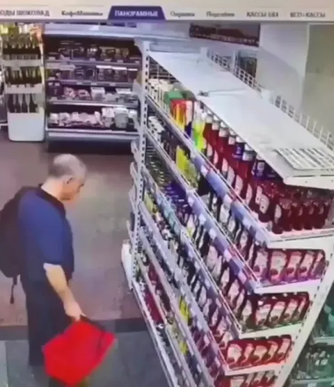 Another day at the grocery store