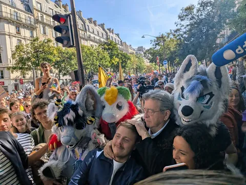 Cet après midi à la Pride à Paris