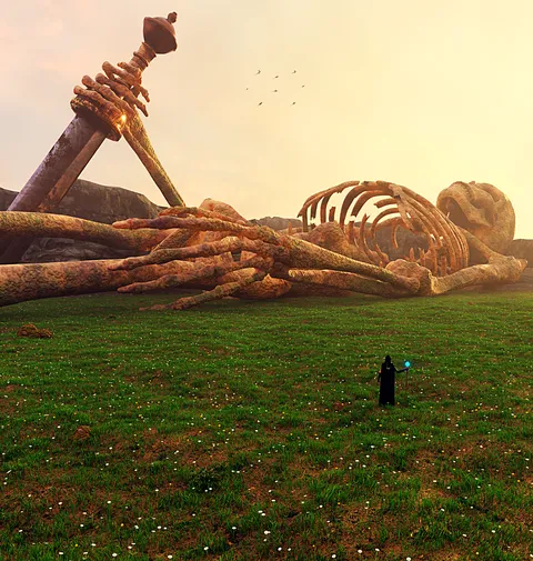 Fallen Giant, Me, Digital, 2021
