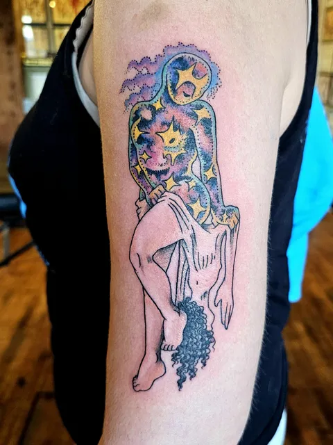 The Reveal - tattoo by Jemola Addley at Resurrected Tattoo Syracuse, NY
