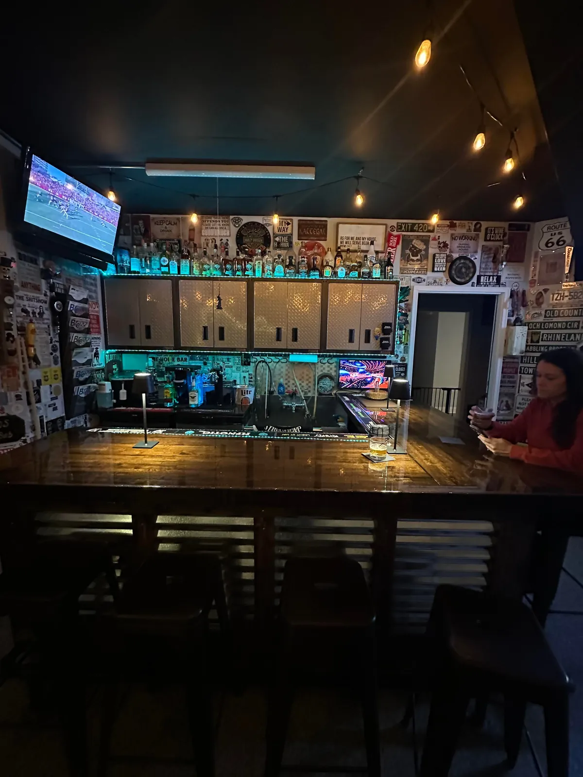 Bar never closes at my house