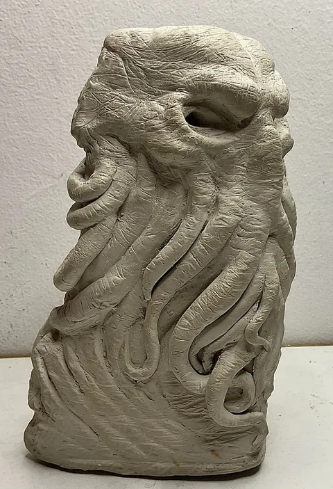 I sculpted Cthulhu.