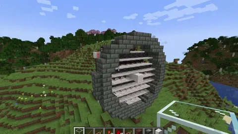 tried my hand at a 4-bladed fan (inspired by mumbo and jake kelton obviously)