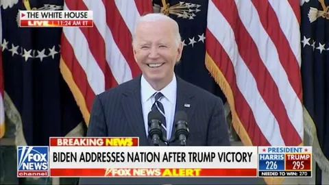 Biden is the happiest man in America today 