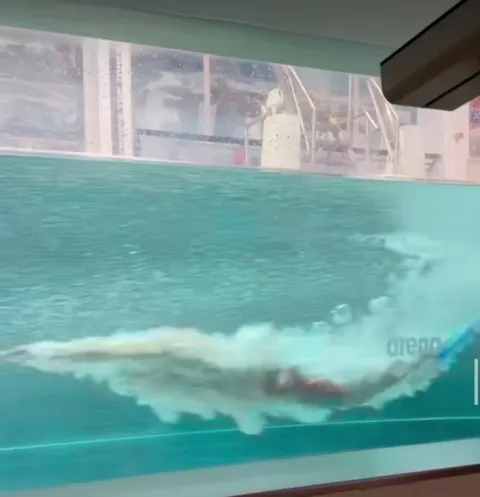 Perfect Form: A Professional Swimmer’s Flawless Butterfly Kick