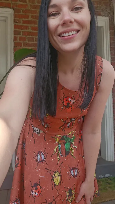 I feel so cute in my bug dress