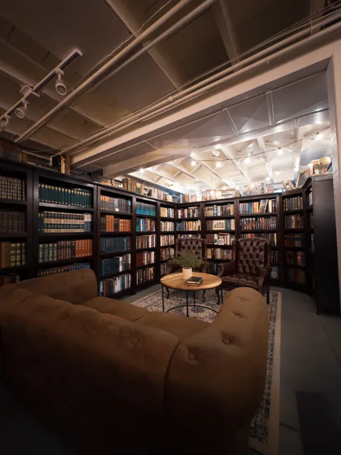 🕯️📚 My basement library is my favorite place 🕯️📚