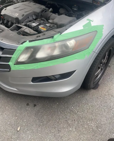 Thought this would be a lot more work - 3M headlight restoration kit. Finishing touch before I try to sell it.