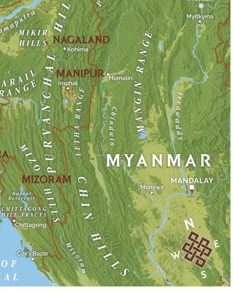 I crafted and printed this 42*92 cm map of the Himalayan range, featuring landuse, human settlements, topography, hydrology and a nice altitude comparative chart! [OC]