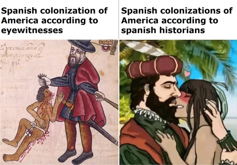 Spanish colonization of America according to...