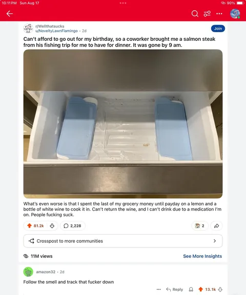 UPDATE: I got the birthday salmon.