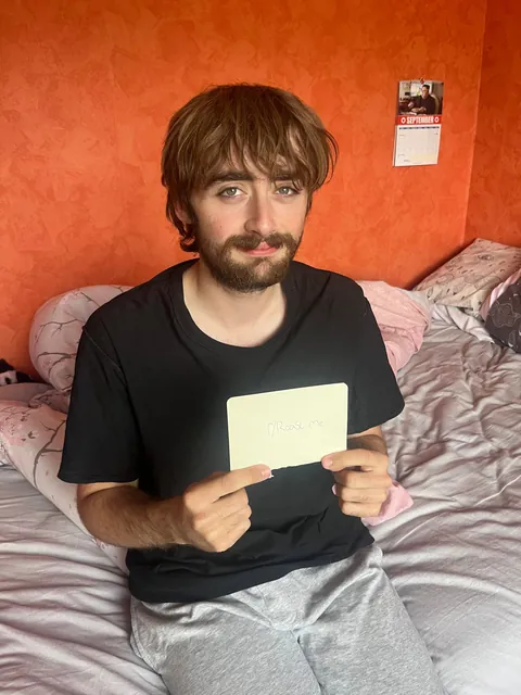 My bf, be gentle 😔