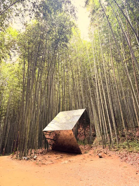(OC) a giant cube i saw in a bamboo forest recently during some travels.