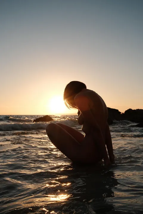Irina Lozovaya in Formentera