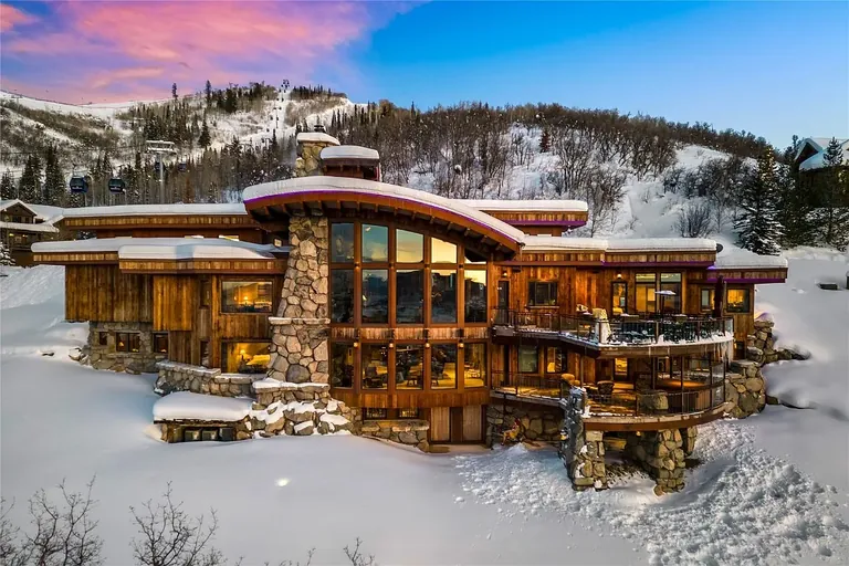 Ski mansion (Steamboat Springs, Colorado, US).