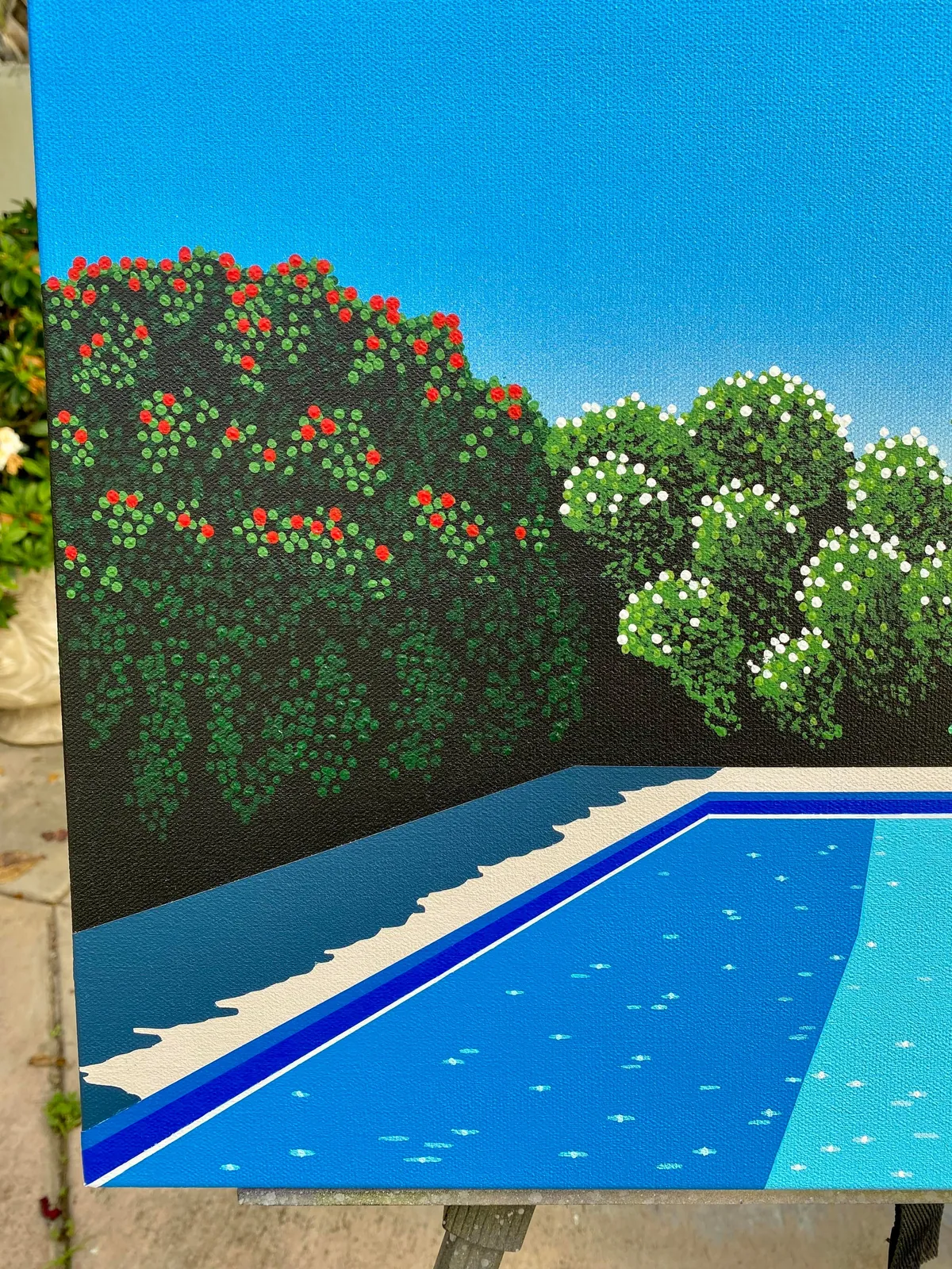 [OC] I could not afford a $30,000 original Hiroshi Nagai painting. I had to make one myself.