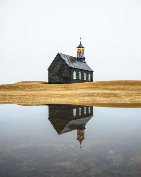 ITAP of a church in South Iceland