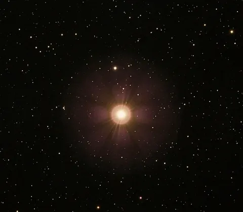 Arcturus - Shot from my driveway. 25 x the size of the Sun