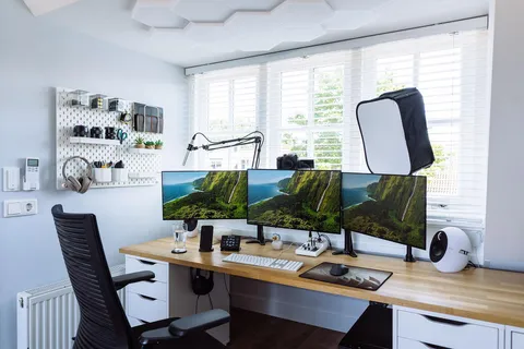 WFH station by day. Gaming station by night.