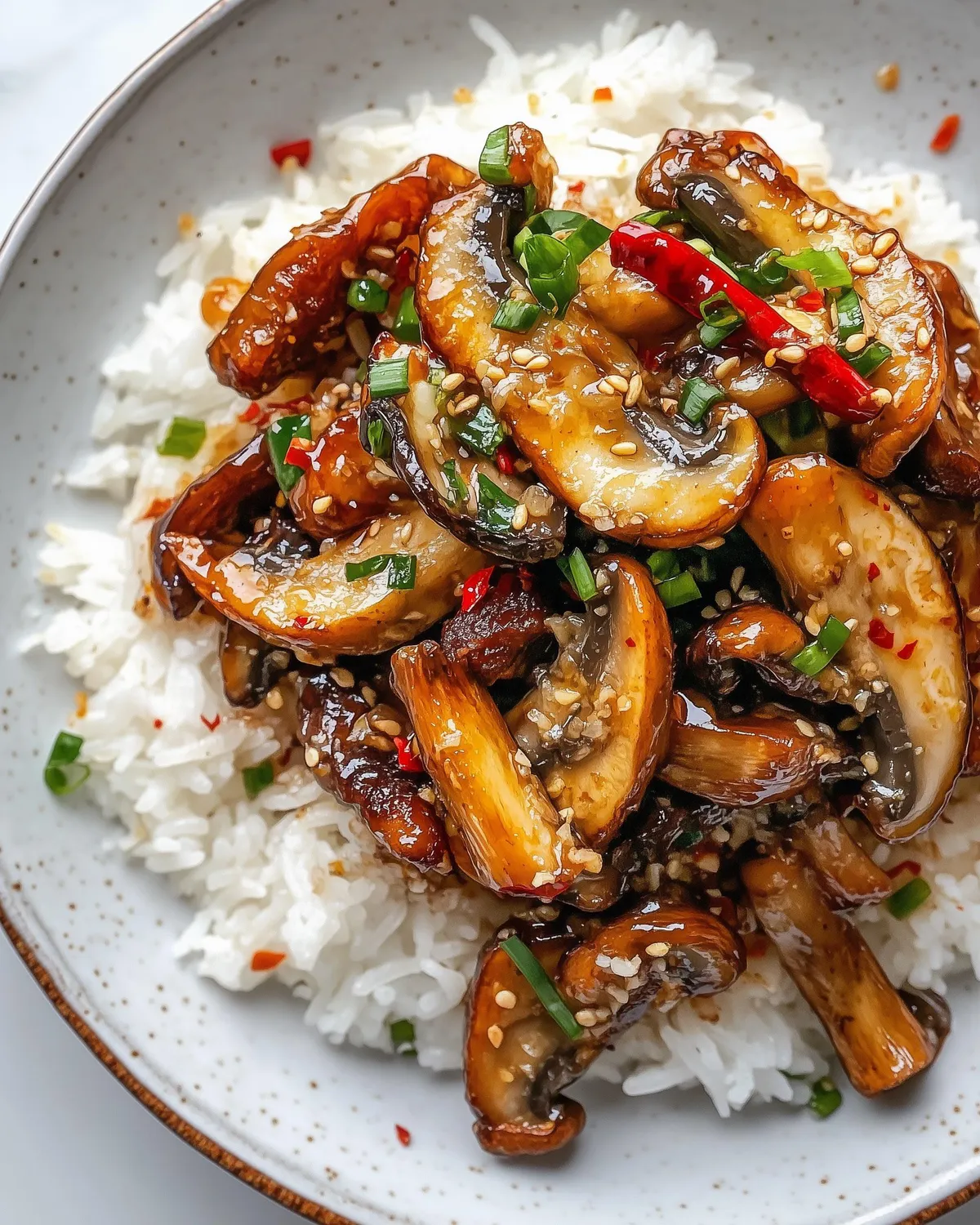 Crispy Mushroom Stir Fry