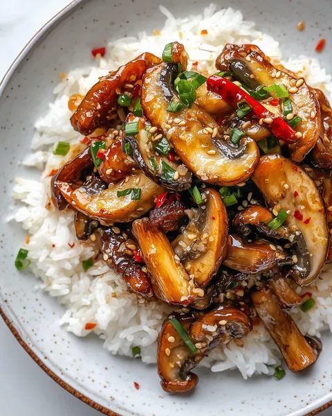 Crispy Mushroom Stir Fry