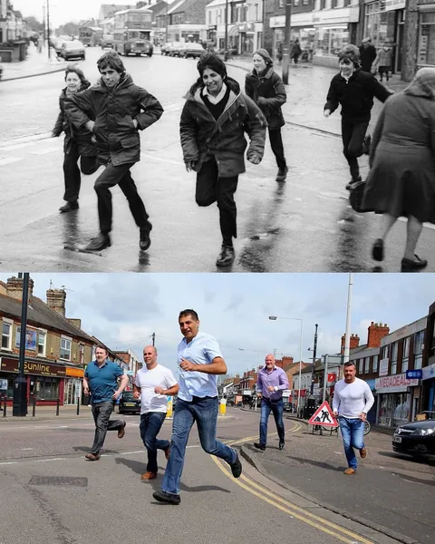 Photographer tracked down people he captured 40 years ago to recriate their photos