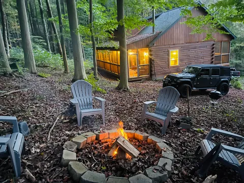 We made a lifelong dream come true last week and bought a cabin in the woods.