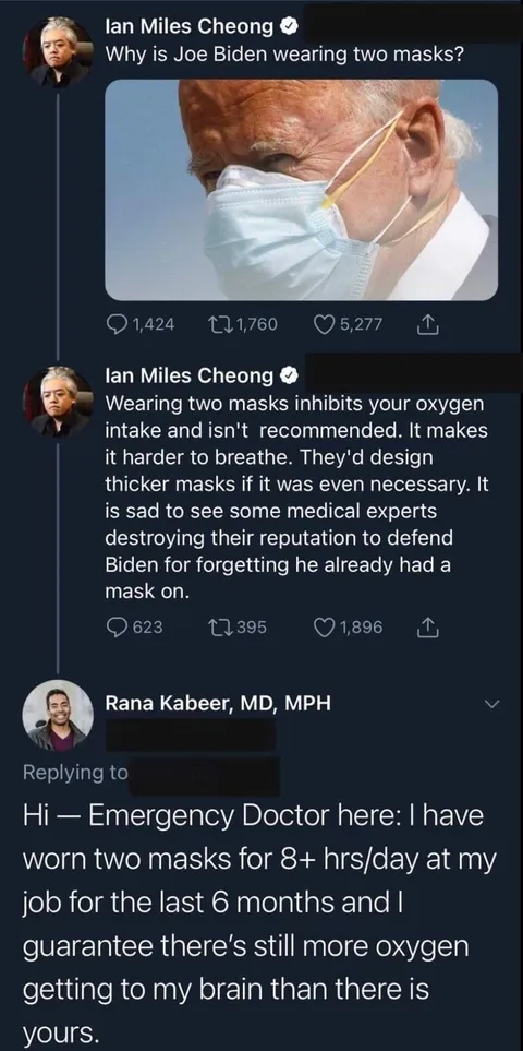 You can still breathe idiot