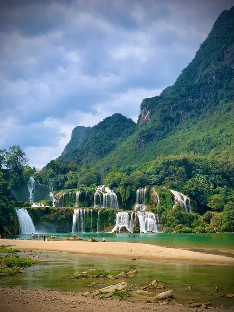 Today I Visited Ban Gioc Waterfall in Northern Vietnam on the Chinese border