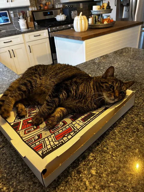 It’s Weasel’s pizza now.
