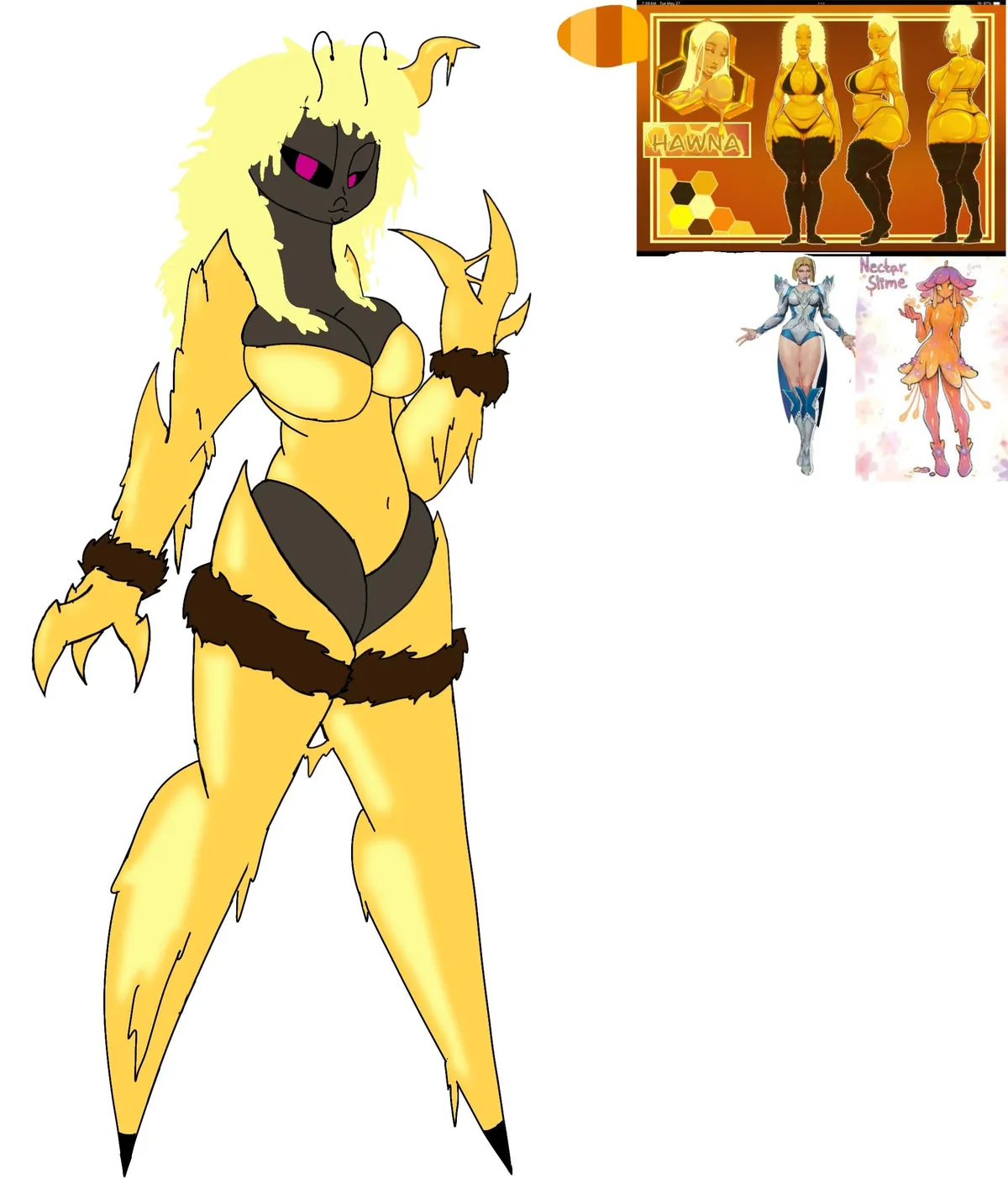 Honey slime demon oc