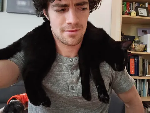 My void goes limp when you hold him, so I wear him as a scarf