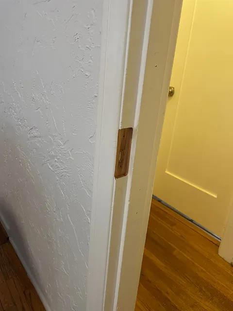 Finally got around to fixing my mortise lock strike plate.