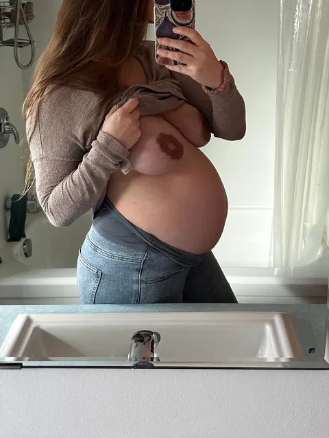 Even when she’s pregnant?