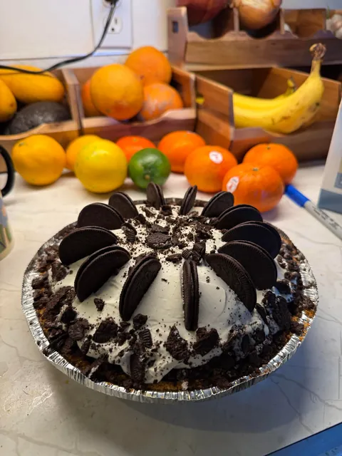 [Homemade] My Award-Winning Dairy-Free Chocolate Creme Pie!!