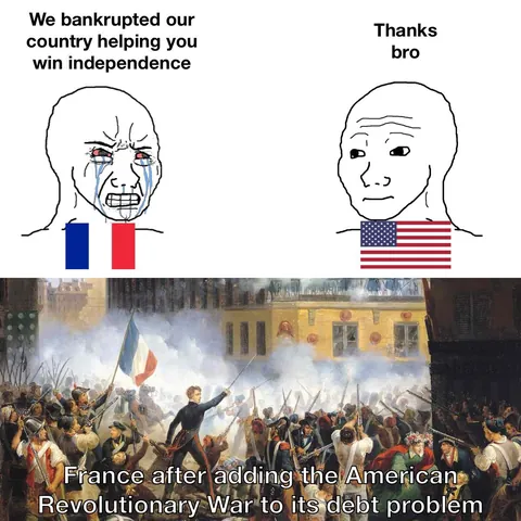France funding America like there won’t be consequences