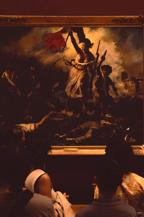 I went to the Louvre (Paris) during golden hour