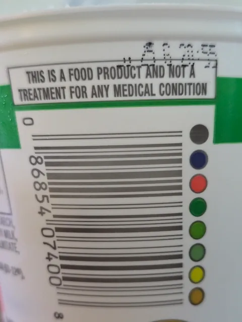 "This product is a food and not a treatment for any medical condition" written on the side of my yogurt.