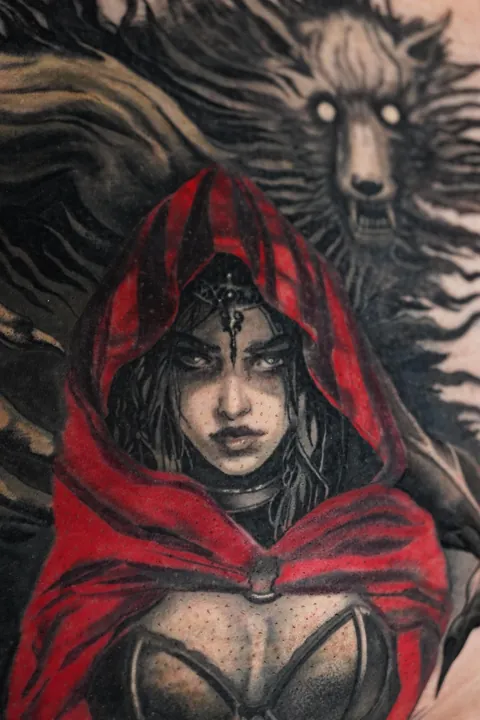 Cover up done by tattoo artist Vas. Brooklyn NY, shop Chronic Ink