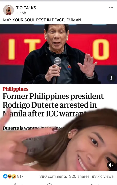 DDS Tio Moreno's disrespect for Emman Atienza is on full, ugly display—just like his ugly face.