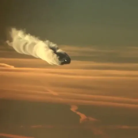 Aerial view of a plane creating contrails