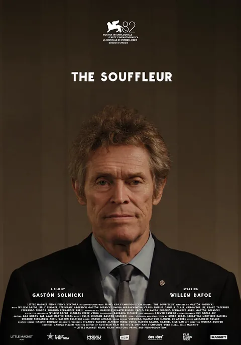 First Poster for Dark-Comedy 'The Souffleur' - Starring Willem Dafoe - A longtime hotel manager (Dafoe) learns that the property has been sold and will be demolished. He slowly spirals into absurd paranoia and wages a personal war against the new owners.