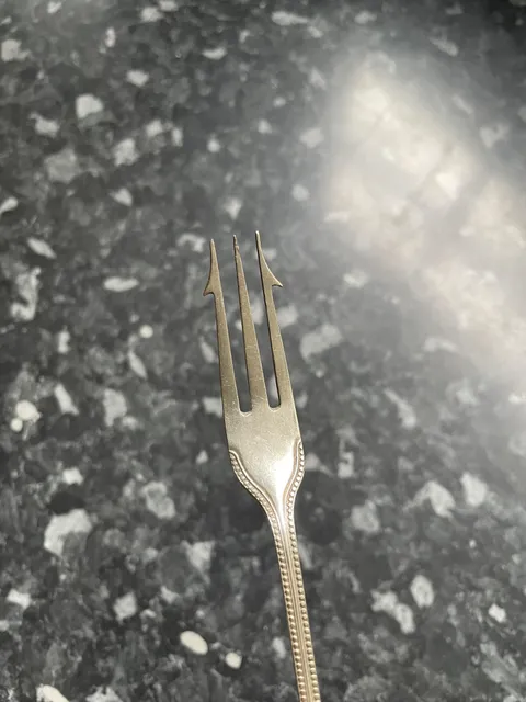 This fork has some strange sideways spikes