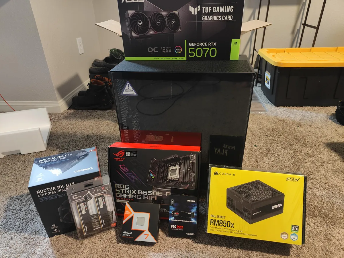 Six months ago I was homeless. Today I build a new PC. Wish me luck.